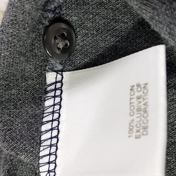 Cremieux Classic Polo Shirt Men's Size Large Navy/ Gray - Picture 13 of 15